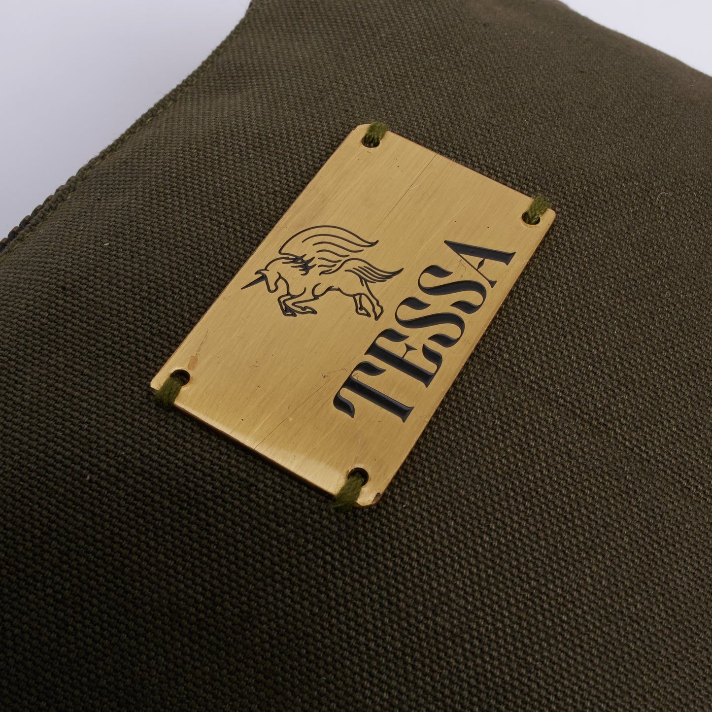 Tessa - Canvas Pouch (Olive)