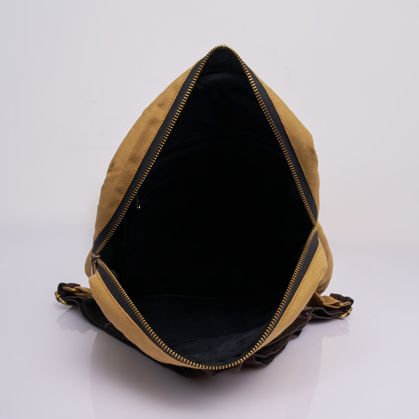 Tessa - Classic Canvas Backpack(Camel Brown)