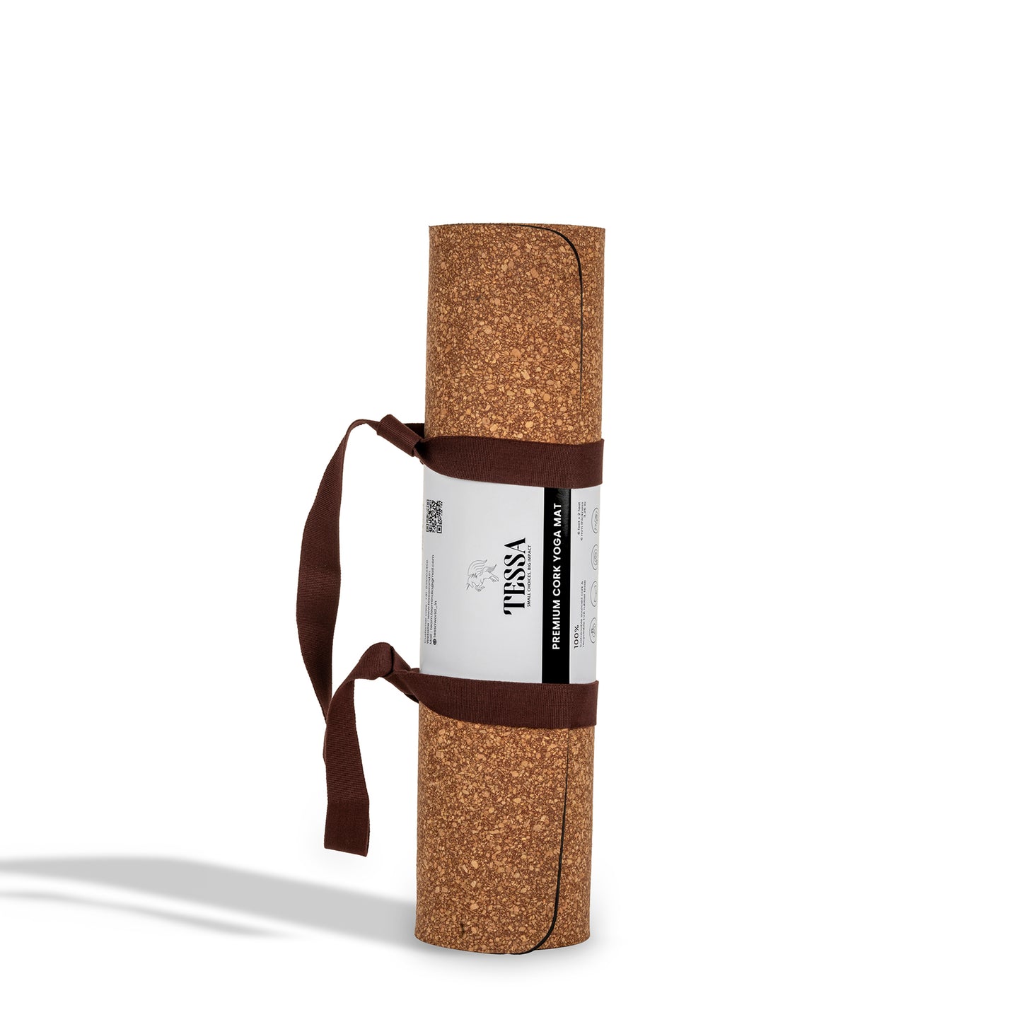 Tessa - Premium Cork Yoga Mat for Men and Women (6mm)