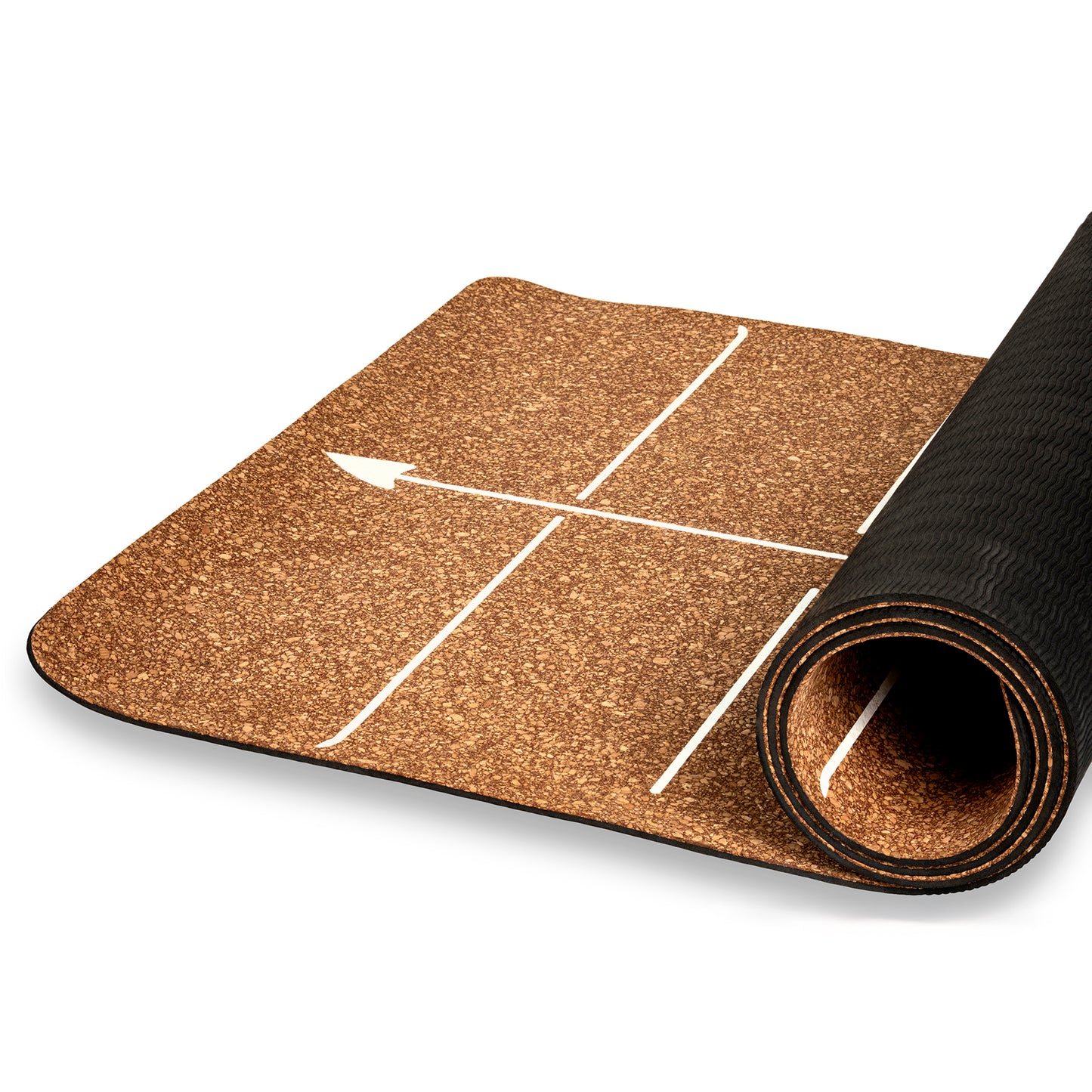 Tessa - Premium Cork Yoga Mat for Men and Women (6mm)