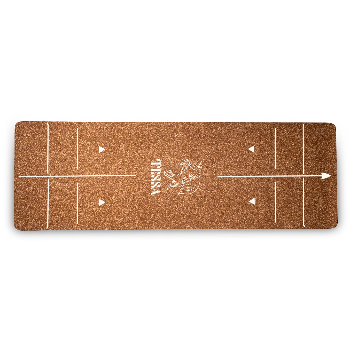 Tessa - Premium Cork Yoga Mat for Men and Women (6mm)