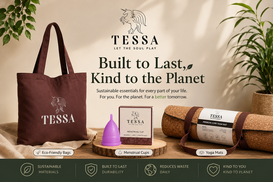 Tessa | Sustainable Menstrual Cups, Eco Bags & Yoga Mats – India