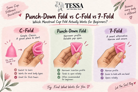 Punch-Down Fold vs C-Fold vs 7-Fold: Which Menstrual Cup Fold Actually Works for Beginners