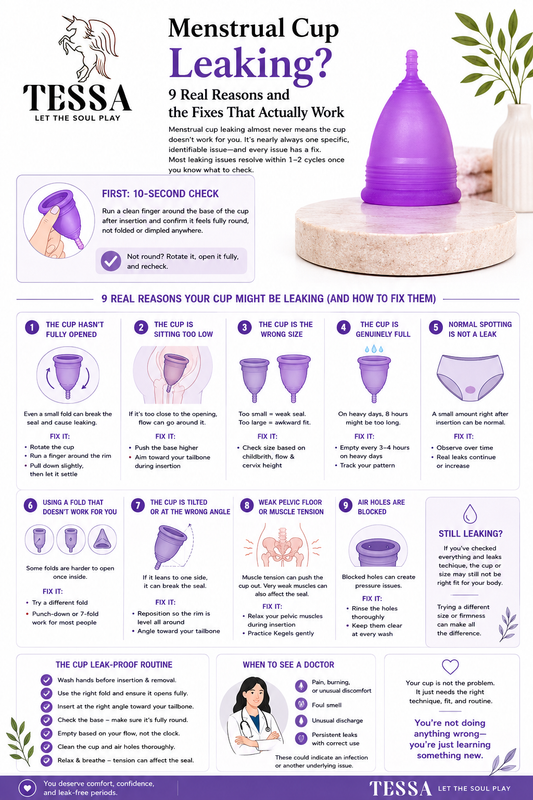 Menstrual Cup Leaking? 9 Real Reasons and the Fixes That Actually Work