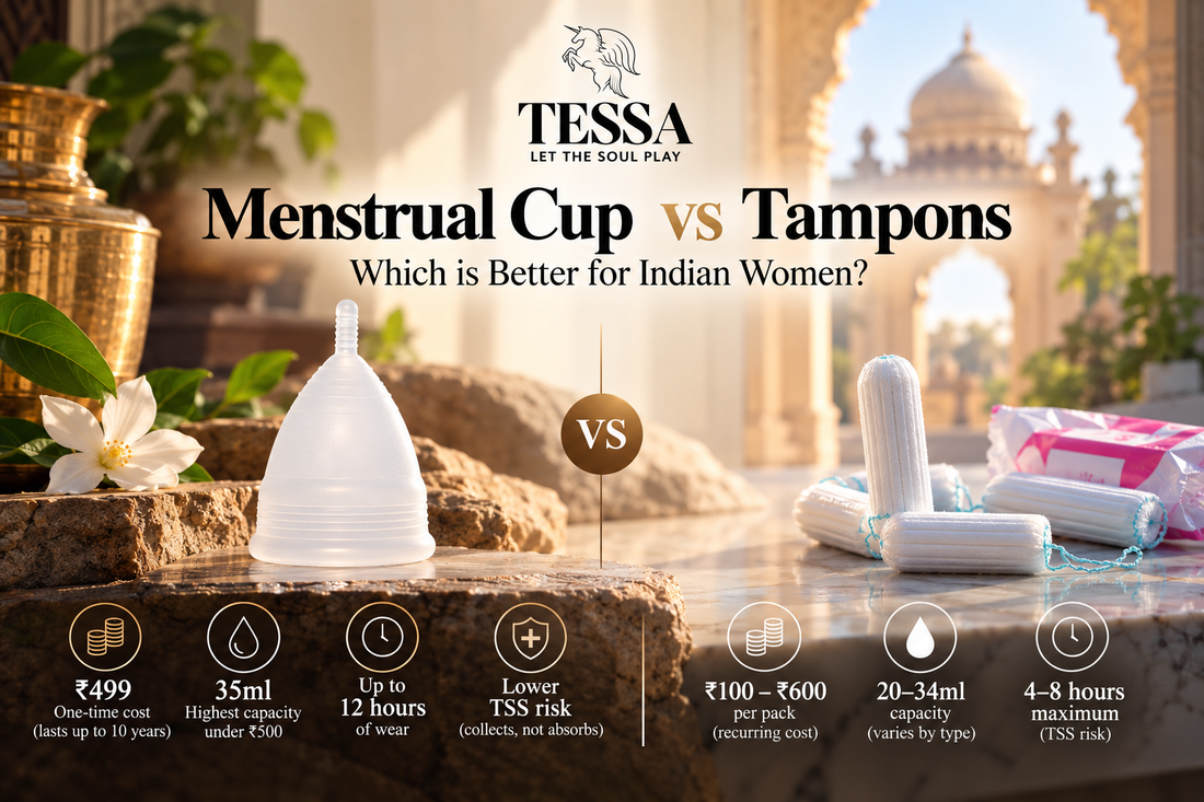 Tessa Menstrual Cup vs Tampons: The Complete 2026 India Comparison Guide
