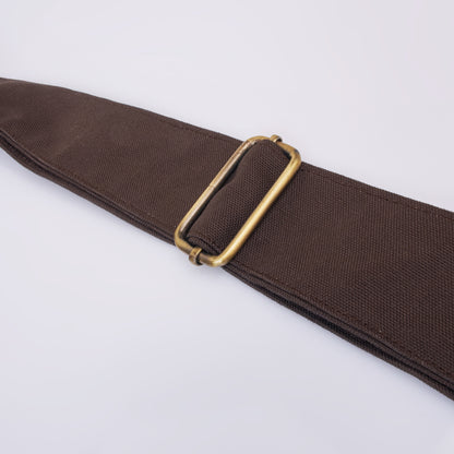 Tessa Dual-Tone Canvas Messenger Bag – Brown