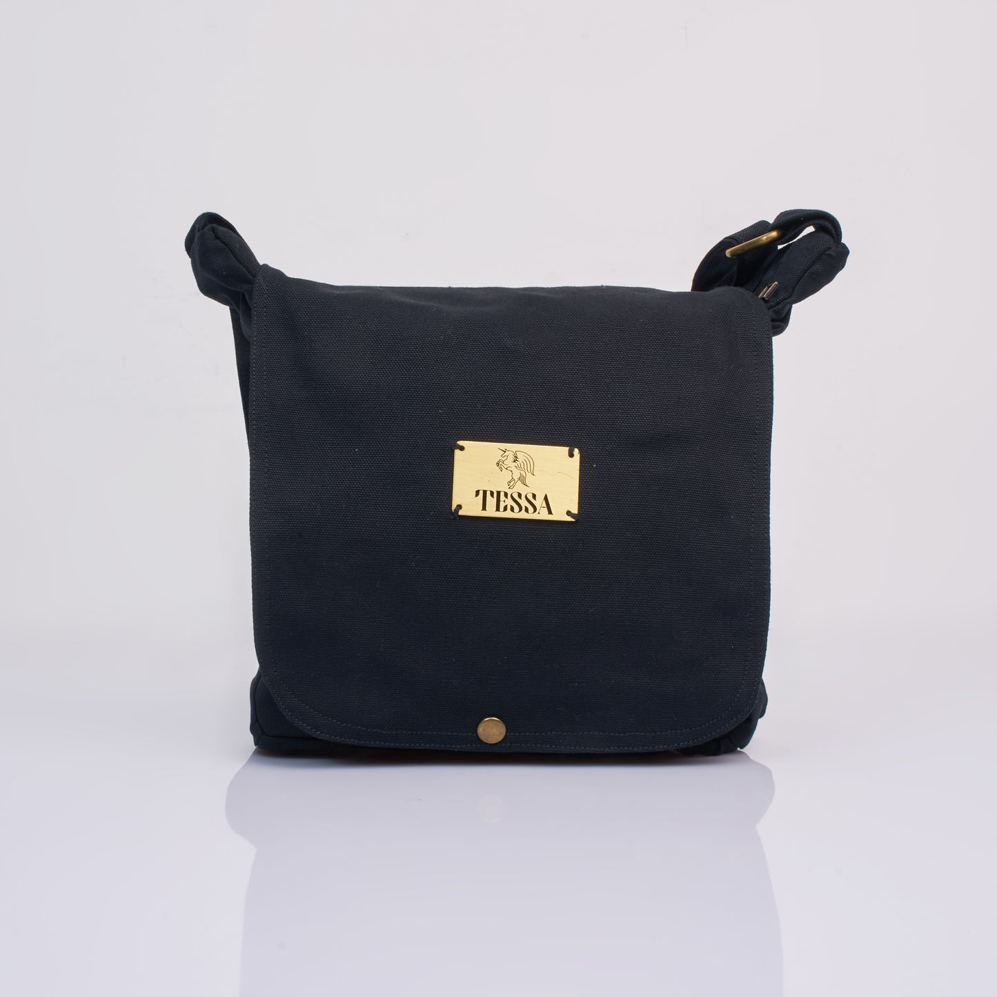 Tessa Canvas Sling Bag – Midnight Navy