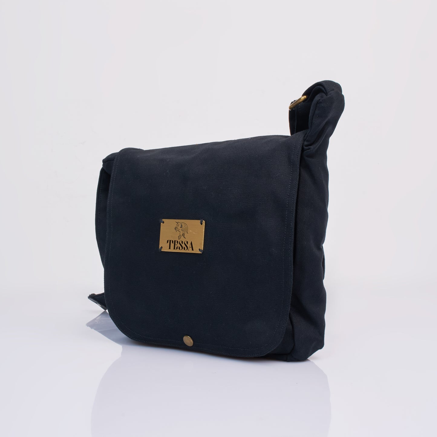 Tessa Canvas Sling Bag – Midnight Navy
