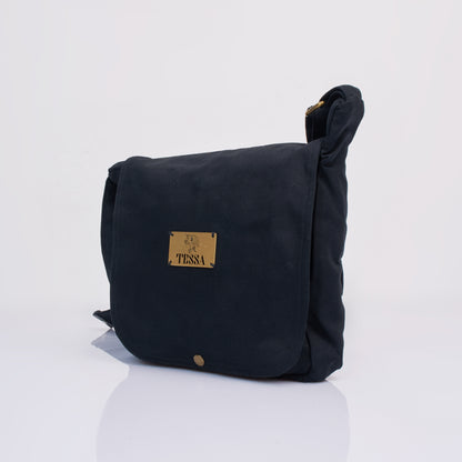 Tessa Canvas Sling Bag – Midnight Navy