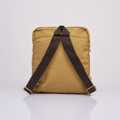 Tessa - Classic Canvas Backpack(Camel Brown)