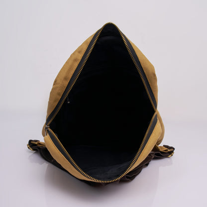 Tessa - Classic Canvas Backpack(Camel Brown)