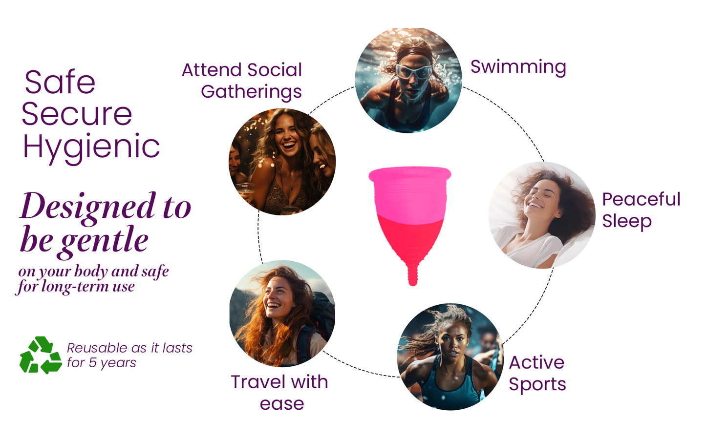 Tessa Menstrual Cup - Medium