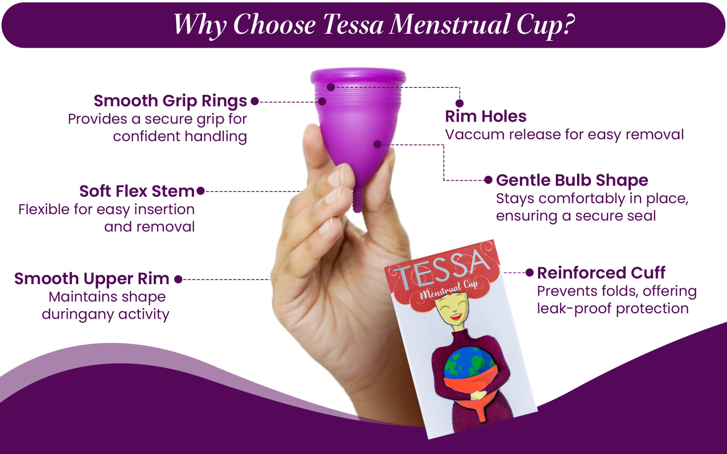 Tessa Menstrual Cup - Medium